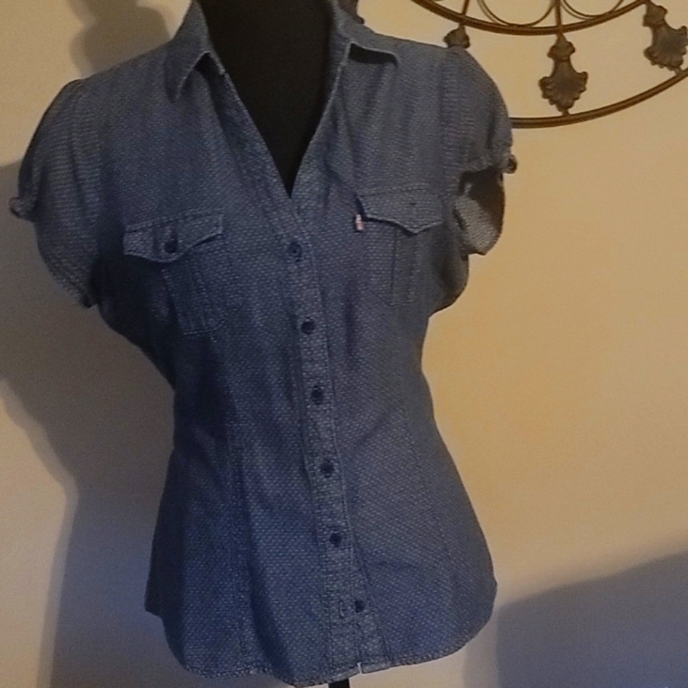 Levis denim women top